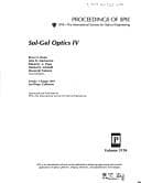 Tapa de Sol-Gel Optics IV