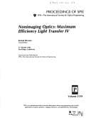 Tapa de Nonimaging optics, maximum efficiency light transfer IV