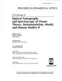 Tapa de Proceedings of optical tomography and spectroscopy of tissue