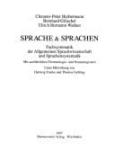 Tapa de Sprache & Sprachen