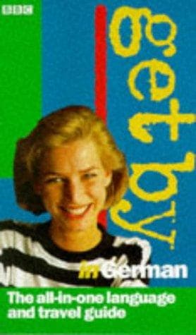 Tapa de Get by in German