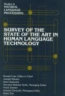 Tapa de Survey of the state of the art in human language technology