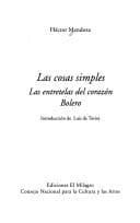 Tapa de Las cosas simples
