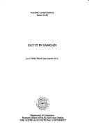 Tapa de Say it in Samoan