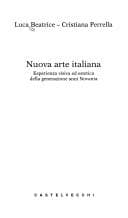 Tapa de Nuova arte italiana