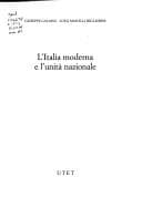 Tapa de L' Italia moderna e l'unità nazionale