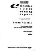 Tapa de The Uruguay Round and the Pacific island countries