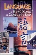 Tapa de Language in Hong Kong at Century's End