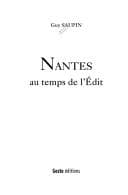 Tapa de Nantes au temps de l'Edit