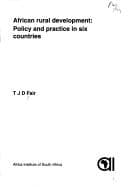 Tapa de African rural development