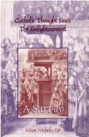 Tapa de Catholic thought since the Enlightenment