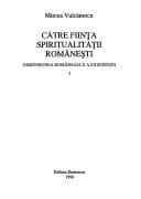 Tapa de Dimensiunea românească a existenței