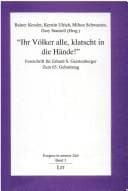 Tapa de "Ihr Völker alle, klatscht in die Hände!"