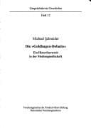 Tapa de Die "Goldhagen-Debatte"