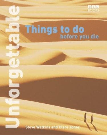 Tapa de Unforgettable things to do before you die