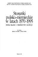 Tapa de Stosunki polsko-niemieckie w latach 1970-1995