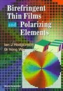 Tapa de Birefringent thin films and polarizing elements