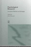 Tapa de Psychological research