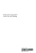 Tapa de Social Care and Housing