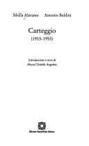 Tapa de Carteggio (1915-1955)