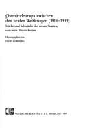 Tapa de Ostmitteleuropa zwischen den beiden Weltkriegen (1918-1939)