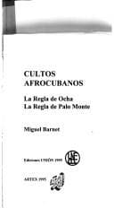 Tapa de Cultos afrocubanos