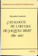 Tapa de Catalogue de l'œuvre de Jacques Ibert (1890-1962)