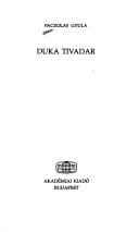 Tapa de Duka Tivadar