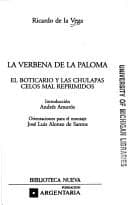 Tapa de La verbena de la paloma, o, El boticario y las chulapas, celos mal reprimidos