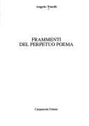 Tapa de Frammenti del perpetuo poema