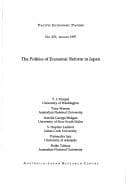Tapa de The Politics of economic reform in Japan