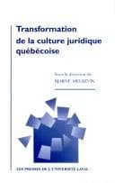 Tapa de Transformation de la culture juridique québécoise