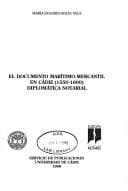 Tapa de El documento marítimo-mercantil en Cádiz (1550-1600)