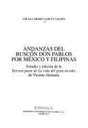 Tapa de Andanzas del Buscón don Pablos por México y Filipinas