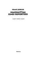 Tapa de Nachmittag eines Reporters