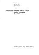 Tapa de Geschichte der Alpen, 1500-1900