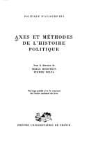Tapa de Axes et méthodes de l'histoire politique