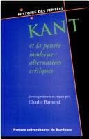 Tapa de Kant et la pensée moderne