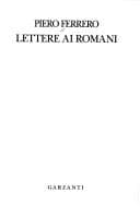 Tapa de Lettere ai Romani