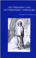 Tapa de Deuteronomy and Deuteronomic literature