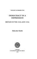 Tapa de Democracy in a depression