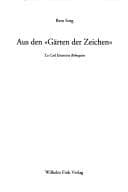 Tapa de Aus den "Gärten der Zeichen"