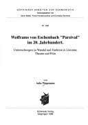 Tapa de Wolframs von Eschenbach "Parzival" im 20. Jahrhundert
