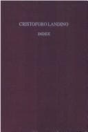 Tapa de Cristoforo Landino