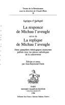 Tapa de La responce de Michau l'aveugle