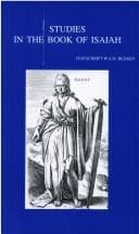Tapa de Studies in the Book of Isaiah