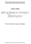 Tapa de Un espace-temps littéraire