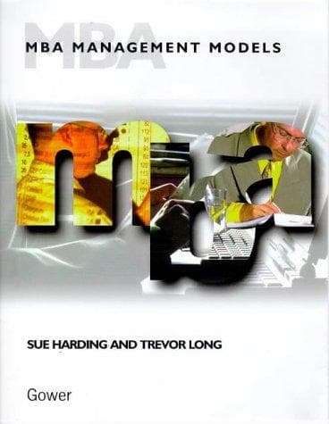Tapa de MBA Management Models