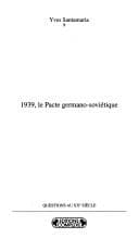 Tapa de 1939, le pacte germano-soviétique