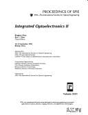 Tapa de Integrated optoelectronics II